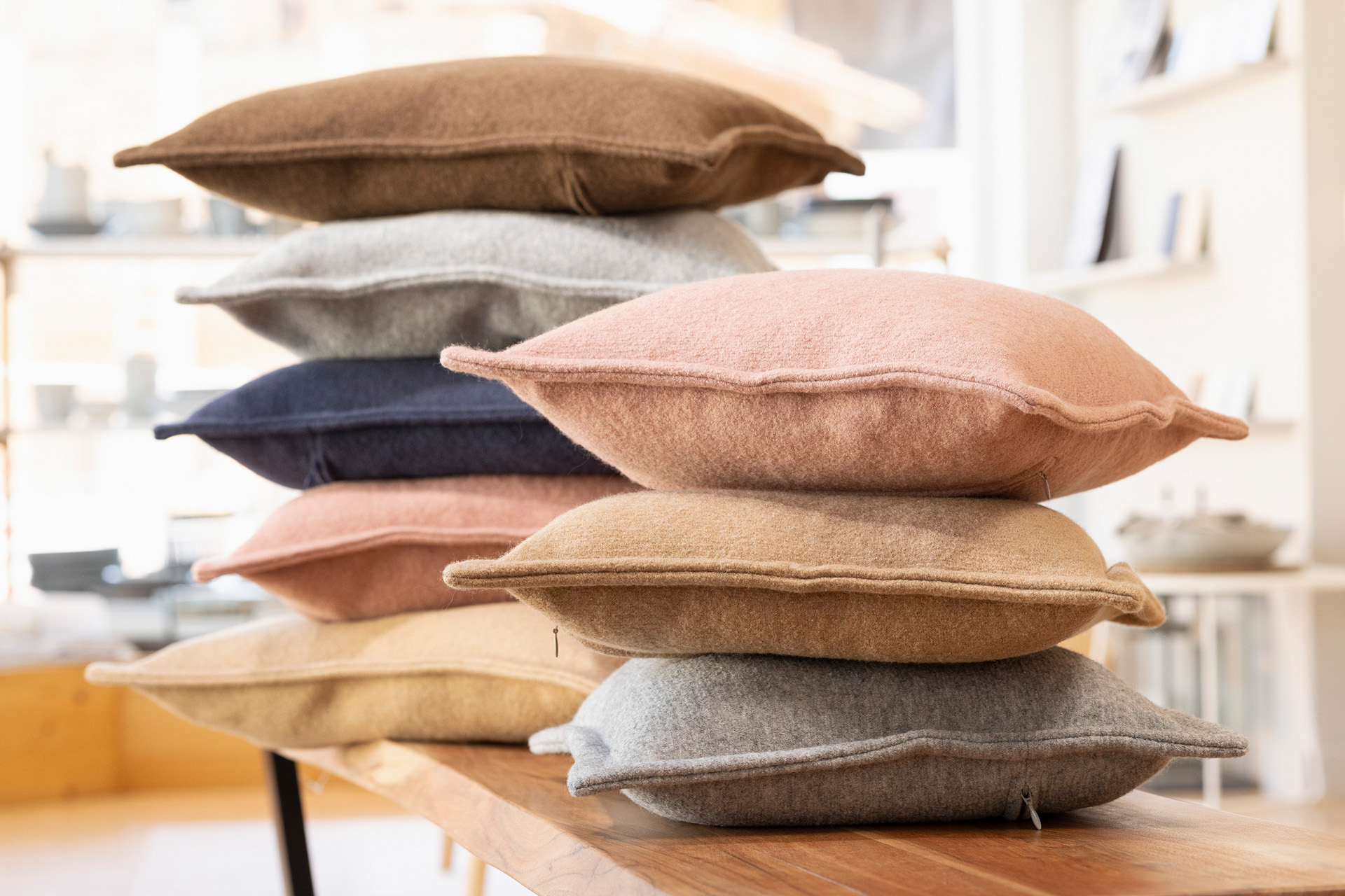 Boiled Wool Cushion Cover