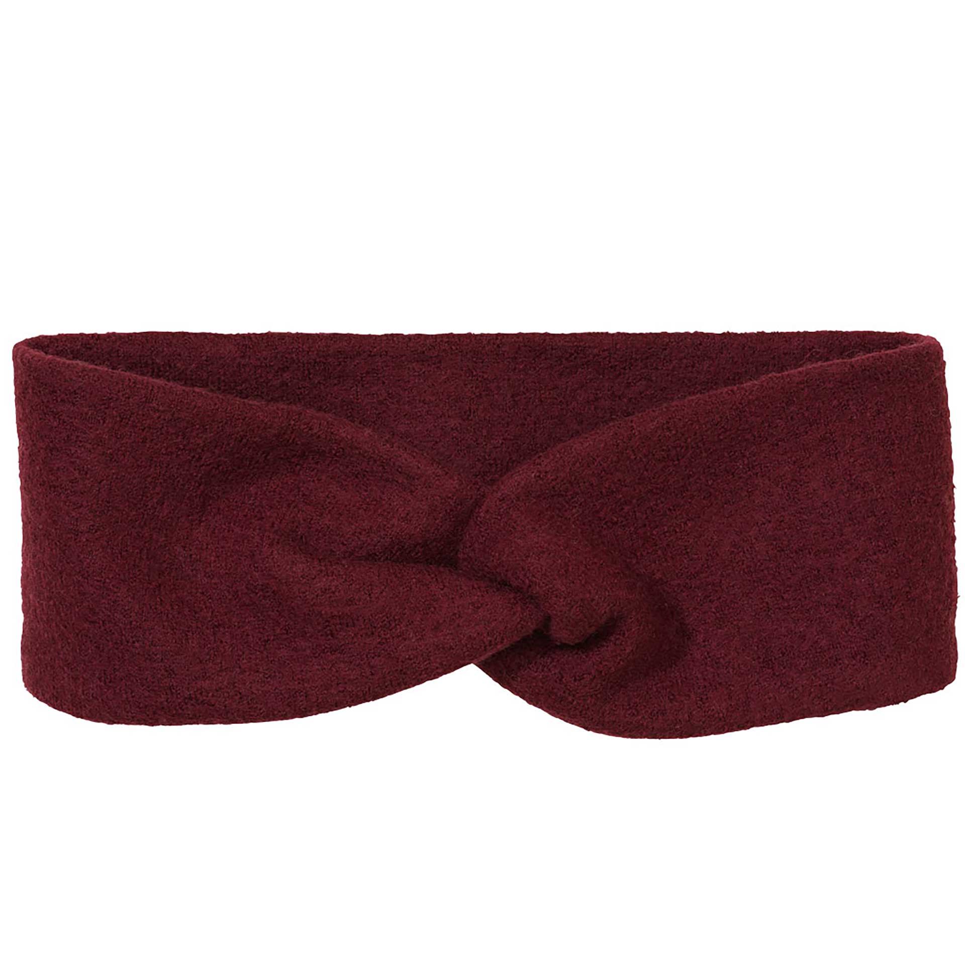 disana Stirnband in Cassis, Wollwalk, 260g/m² doppellagig aus Bio-Merinowolle - Hält Stirn & Ohren schön warm, pfiffig & chic