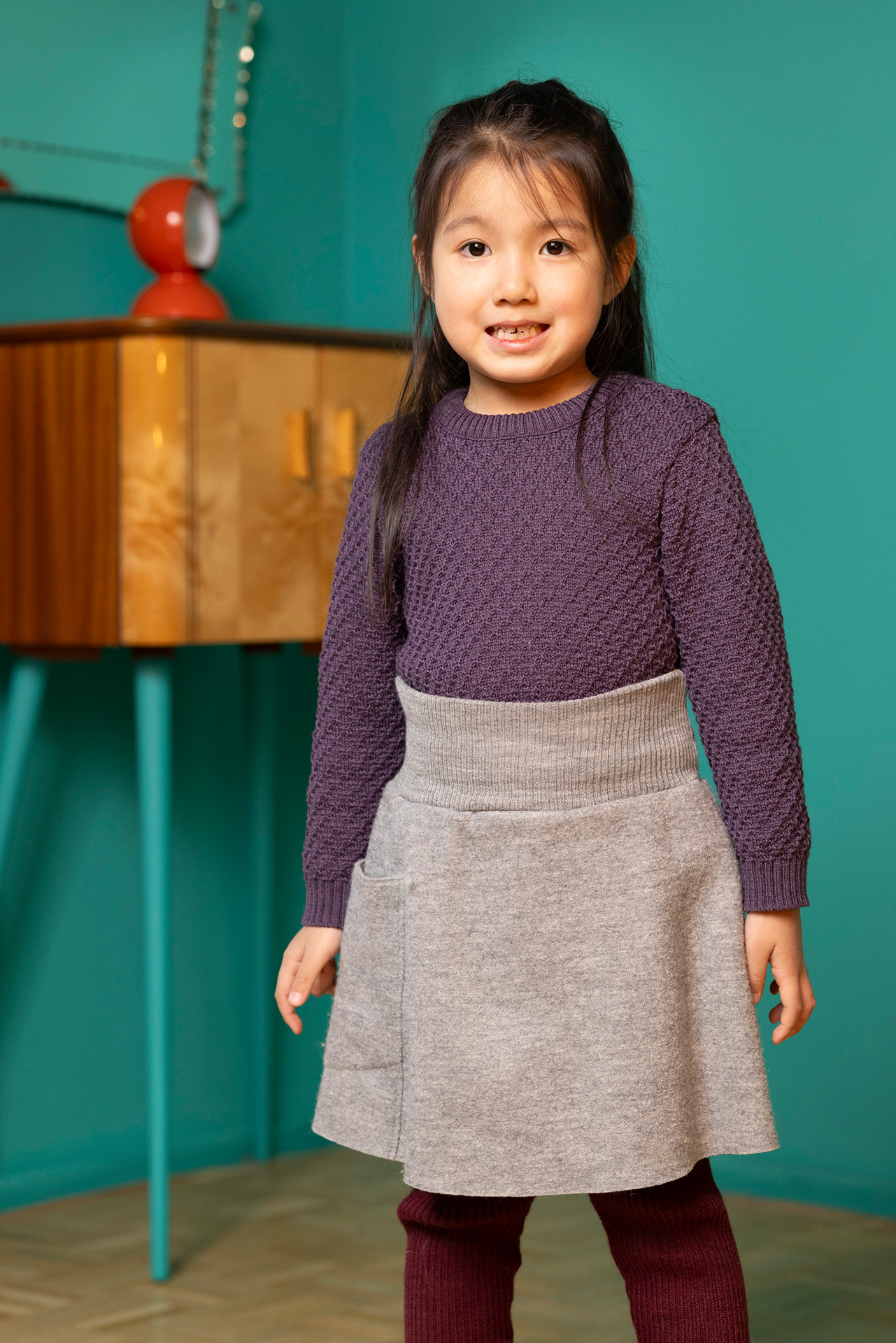Boiled Wool Skirt