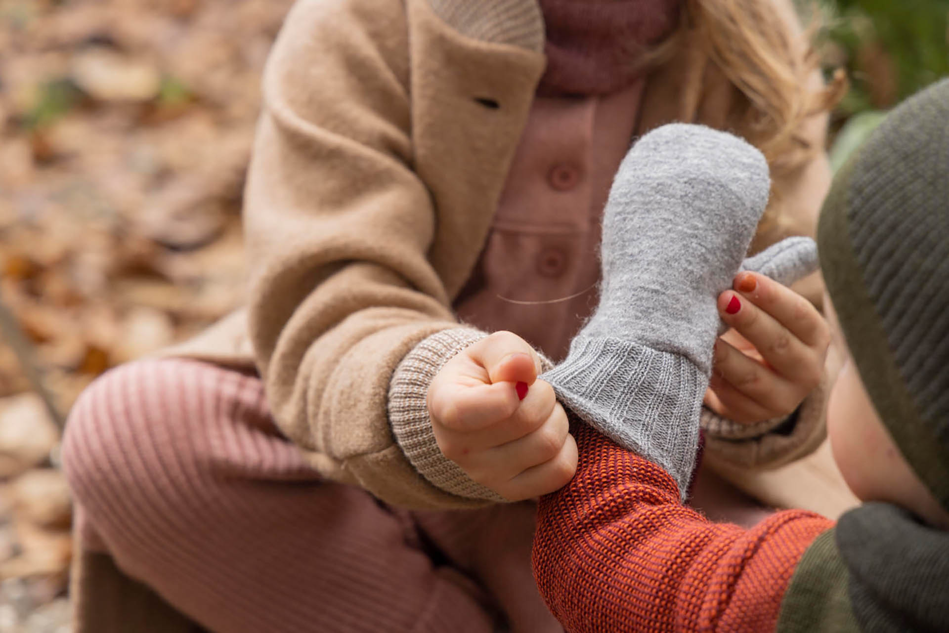 Boiled Wool Gloves